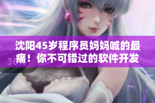 沈阳45岁程序员妈妈喊的最痛！你不可错过的软件开发故事