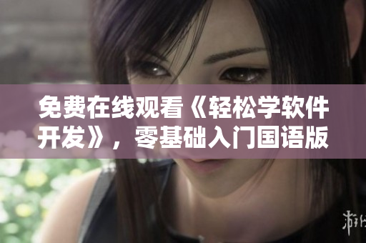 免费在线观看《轻松学软件开发》，零基础入门国语版教程