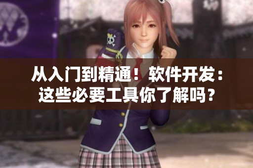 从入门到精通！软件开发：这些必要工具你了解吗？