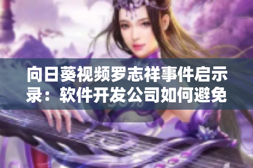 向日葵视频罗志祥事件启示录：软件开发公司如何避免安全漏洞和维护用户隐私