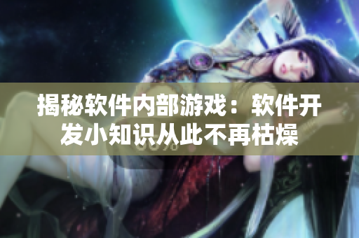 揭秘软件内部游戏：软件开发小知识从此不再枯燥