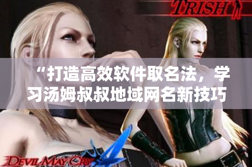 “打造高效软件取名法，学习汤姆叔叔地域网名新技巧！”