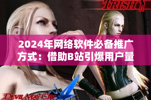 2024年网络软件必备推广方式：借助B站引爆用户量！