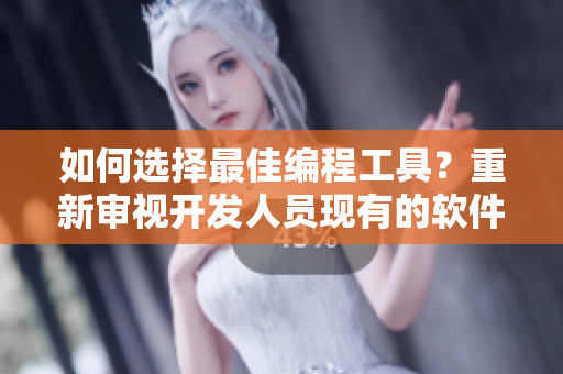 如何选择最佳编程工具？重新审视开发人员现有的软件