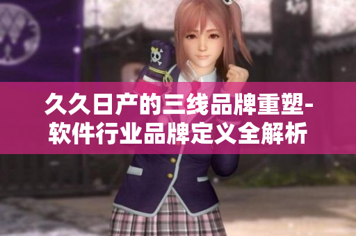 久久日产的三线品牌重塑-软件行业品牌定义全解析