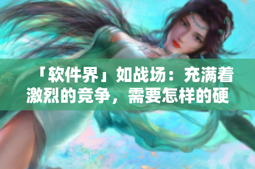 「软件界」如战场：充满着激烈的竞争，需要怎样的硬实力才能脱颖而出？