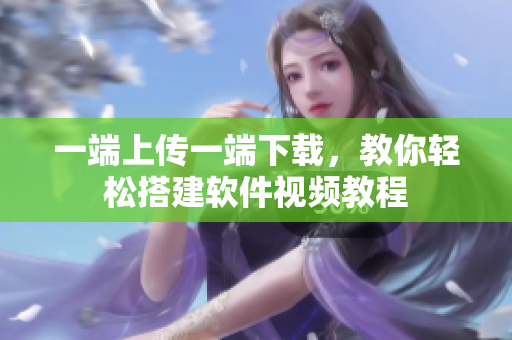 一端上传一端下载，教你轻松搭建软件视频教程