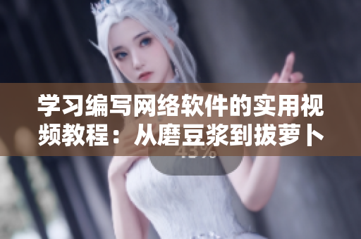 学习编写网络软件的实用视频教程：从磨豆浆到拔萝卜实例详解