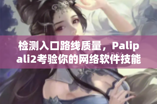 检测入口路线质量，Palipali2考验你的网络软件技能