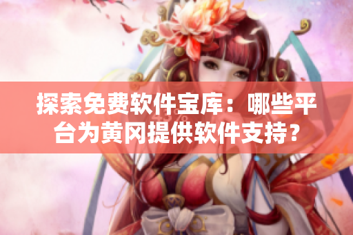 探索免费软件宝库：哪些平台为黄冈提供软件支持？