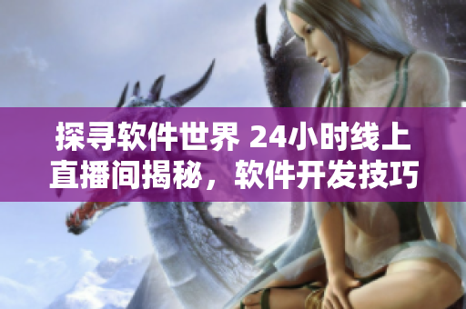 探寻软件世界 24小时线上直播间揭秘，软件开发技巧与技术分享
