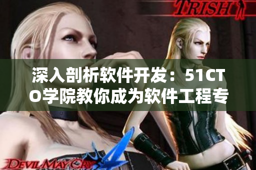 深入剖析软件开发：51CTO学院教你成为软件工程专家