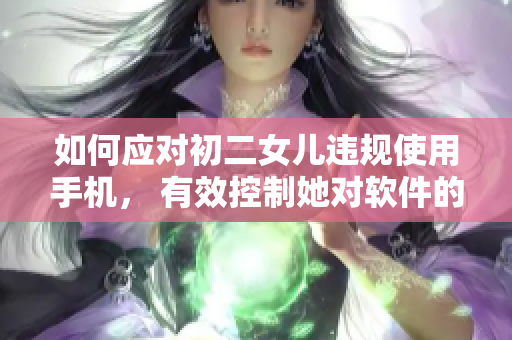 如何应对初二女儿违规使用手机， 有效控制她对软件的过度依赖？