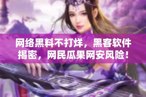 网络黑料不打烊，黑客软件揭密，网民瓜果网安风险！