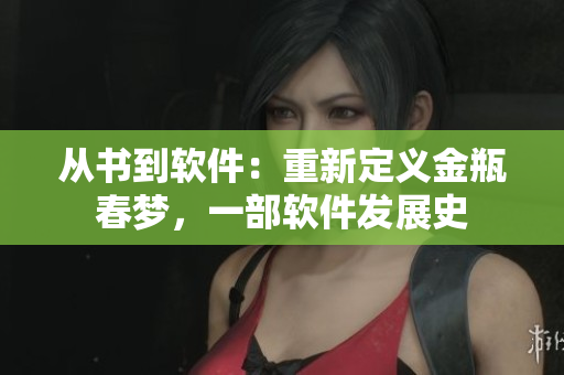 从书到软件：重新定义金瓶春梦，一部软件发展史