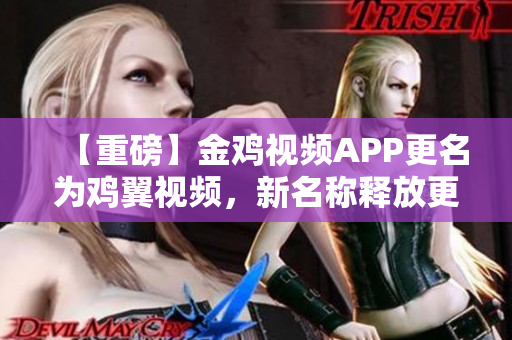 【重磅】金鸡视频APP更名为鸡翼视频，新名称释放更多软件魅力！