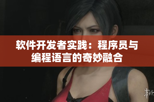 软件开发者实践：程序员与编程语言的奇妙融合