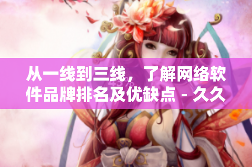 从一线到三线，了解网络软件品牌排名及优缺点 - 久久软件评测