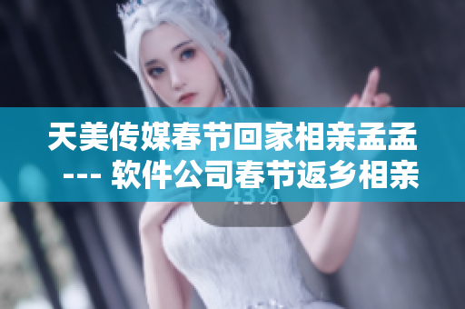 天美传媒春节回家相亲孟孟  --- 软件公司春节返乡相亲孟孟
