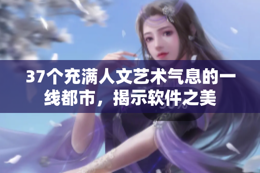 37个充满人文艺术气息的一线都市，揭示软件之美