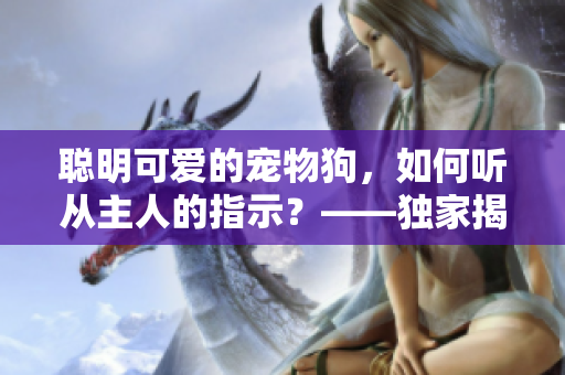 聪明可爱的宠物狗，如何听从主人的指示？——独家揭秘《爱火难酎》第43话