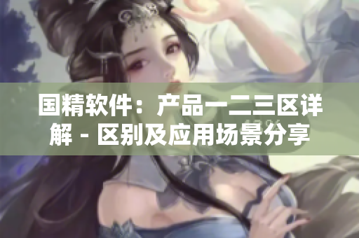 国精软件：产品一二三区详解 - 区别及应用场景分享