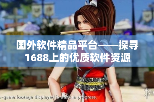 国外软件精品平台——探寻1688上的优质软件资源