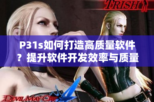 P31s如何打造高质量软件？提升软件开发效率与质量