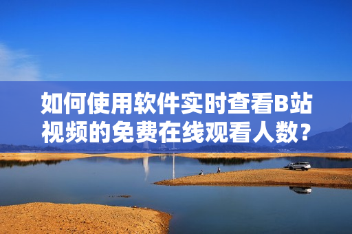 如何使用软件实时查看B站视频的免费在线观看人数？