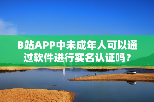 B站APP中未成年人可以通过软件进行实名认证吗？
