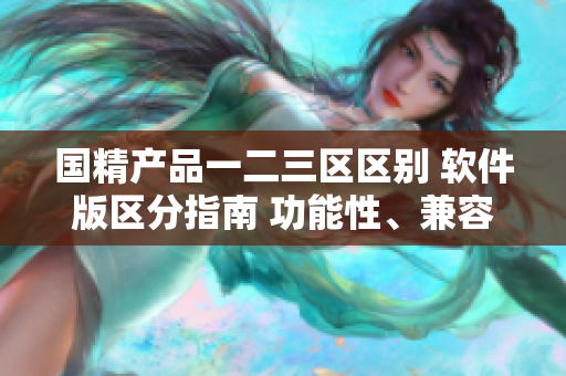 国精产品一二三区区别 软件版区分指南 功能性、兼容性、用户体验对比
