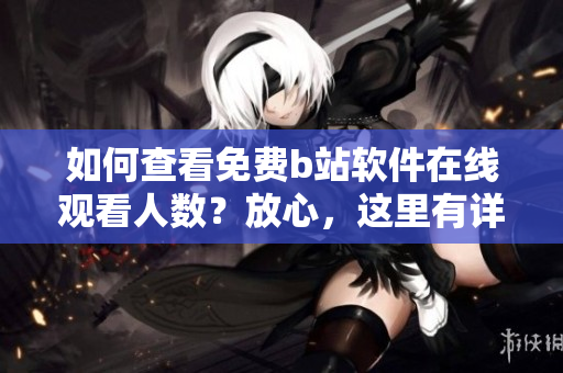 如何查看免费b站软件在线观看人数？放心，这里有详细指导
