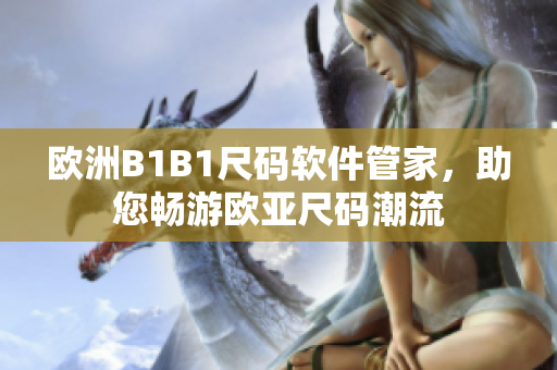 欧洲B1B1尺码软件管家，助您畅游欧亚尺码潮流