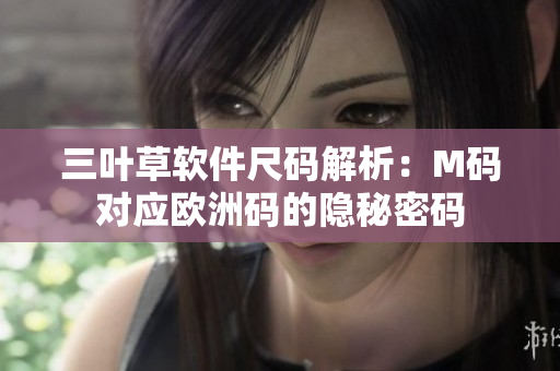 三叶草软件尺码解析：M码对应欧洲码的隐秘密码