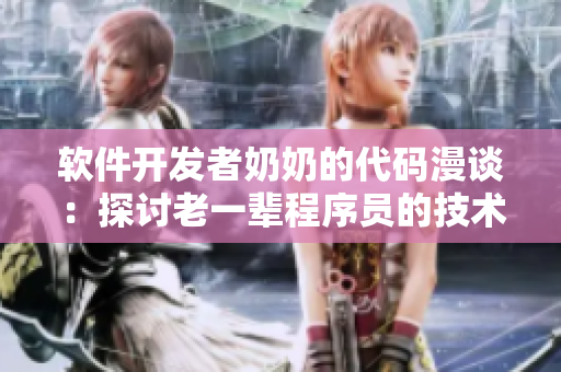软件开发者奶奶的代码漫谈：探讨老一辈程序员的技术智慧和经验