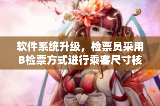 软件系统升级，检票员采用B检票方式进行乘客尺寸核验上车