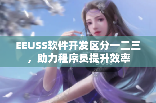 EEUSS软件开发区分一二三，助力程序员提升效率