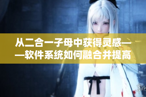 从二合一子母中获得灵感——软件系统如何融合并提高效率？