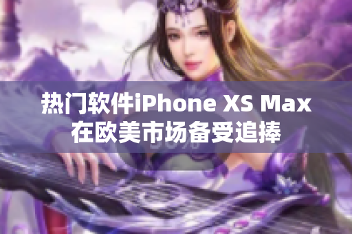 热门软件iPhone XS Max在欧美市场备受追捧