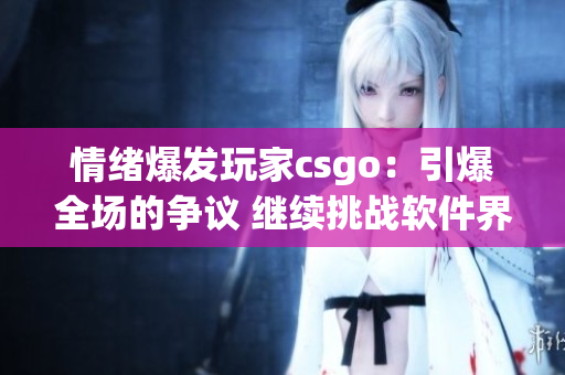 情绪爆发玩家csgo：引爆全场的争议 继续挑战软件界巅峰