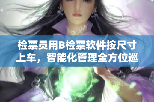 检票员用B检票软件按尺寸上车，智能化管理全方位巡检