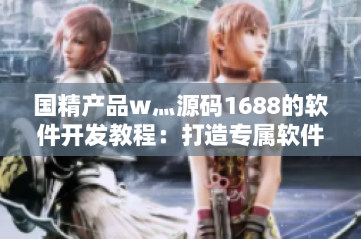 国精产品w灬源码1688的软件开发教程：打造专属软件应用的详细指南