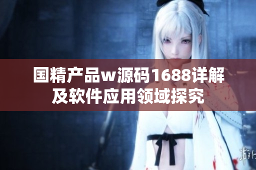 国精产品w源码1688详解及软件应用领域探究