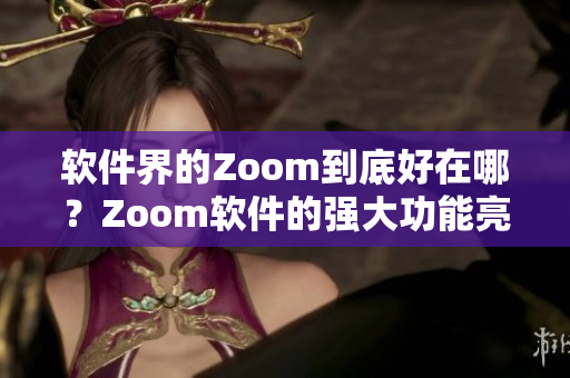 软件界的Zoom到底好在哪？Zoom软件的强大功能亮点解析