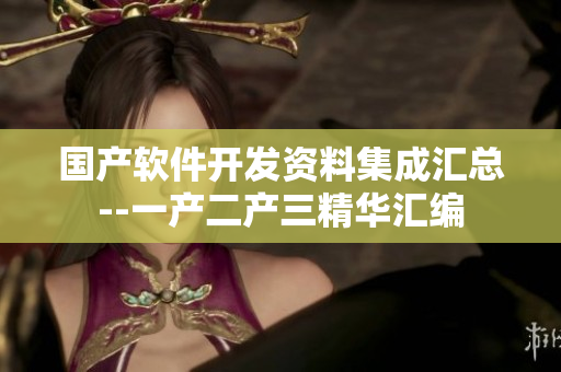 国产软件开发资料集成汇总--一产二产三精华汇编