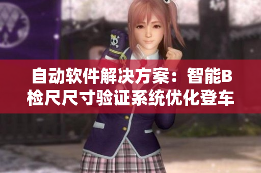 自动软件解决方案：智能B检尺尺寸验证系统优化登车体验