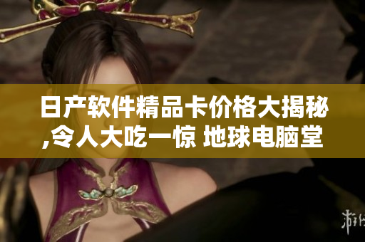 日产软件精品卡价格大揭秘,令人大吃一惊 地球电脑堂