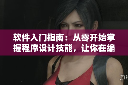 软件入门指南：从零开始掌握程序设计技能，让你在编程的世界里转变身份