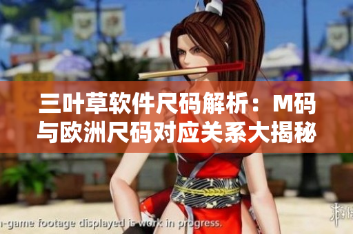 三叶草软件尺码解析：M码与欧洲尺码对应关系大揭秘