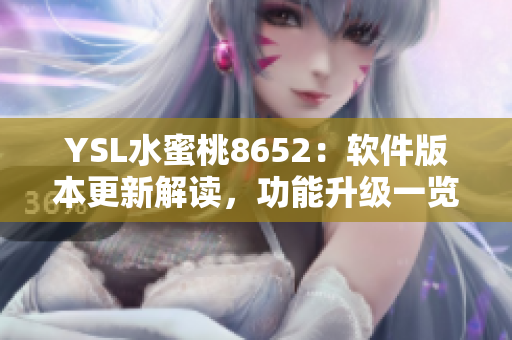 YSL水蜜桃8652：软件版本更新解读，功能升级一览